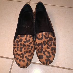 Aerosoles leopard flats worn once